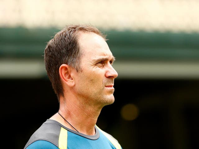 Australia head coach Justin Langer