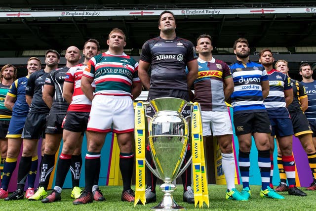 The Premiership returns this evening as Harlequins take on Sale Sharks