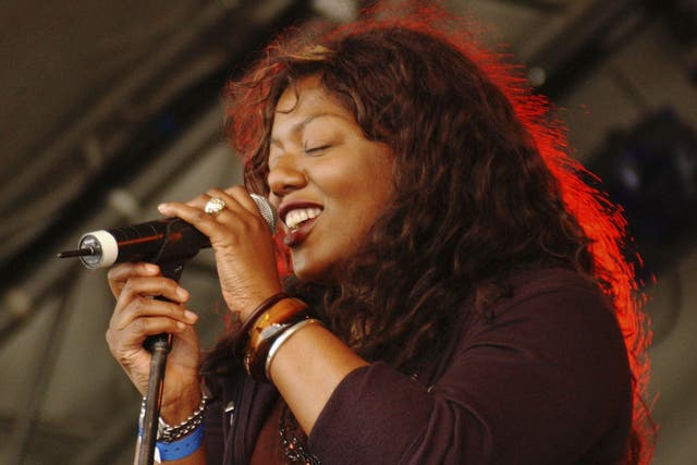 Performing at Big Chill music festival in 2005
