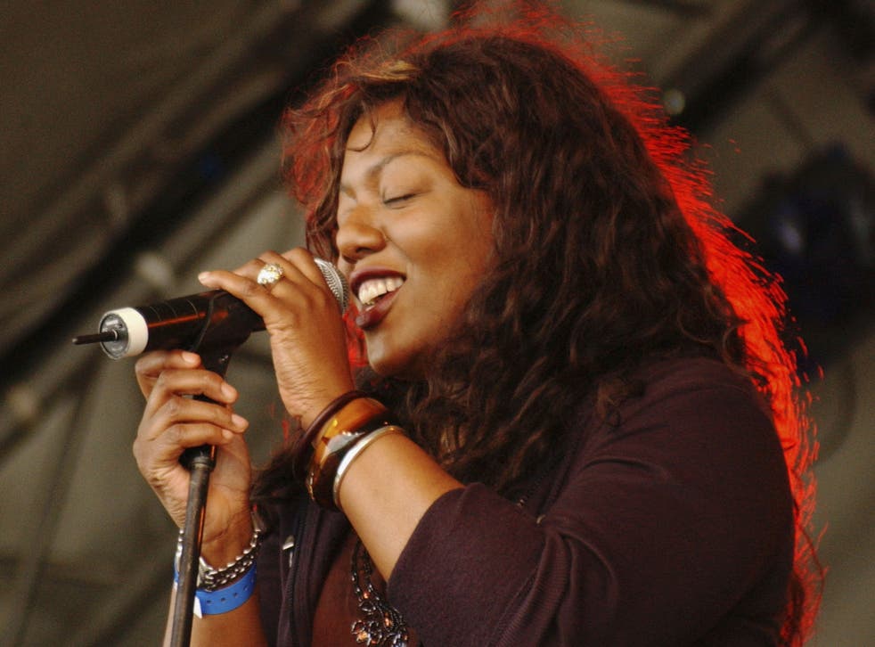 Performing at Big Chill music festival in 2005