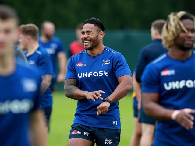 Manu Tuilagi left Leicester Tigers in the summer after 11 years to join Sale Sharks