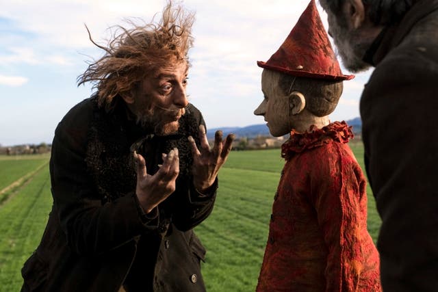 Massimo Ceccherini and Federico Ielapi in 'Pinocchio'