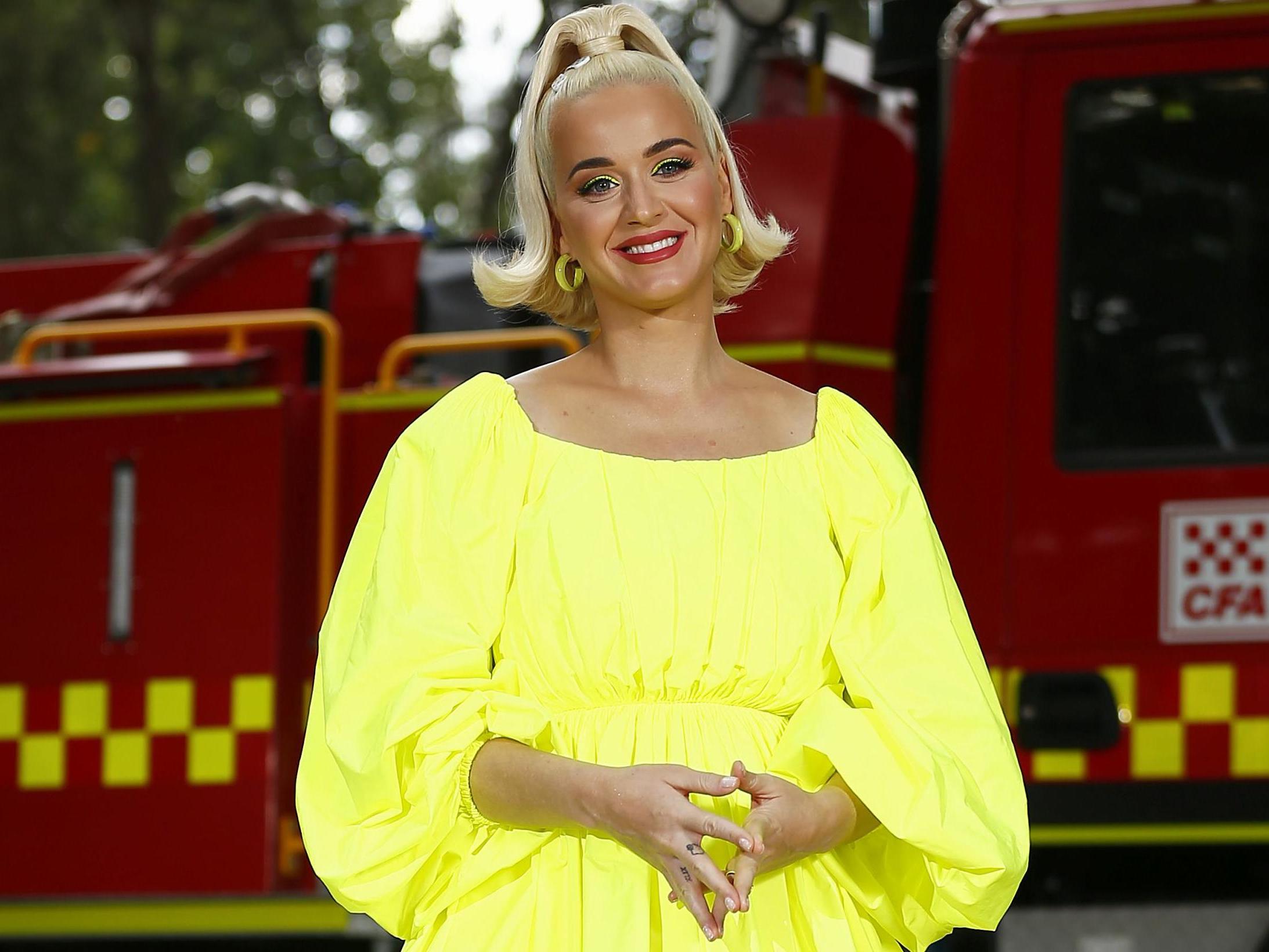 Katy Perry on 11 March 2020 in Bright, Australia.