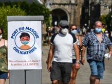 France quarantine throws holiday plans into chaos as mask fines rise