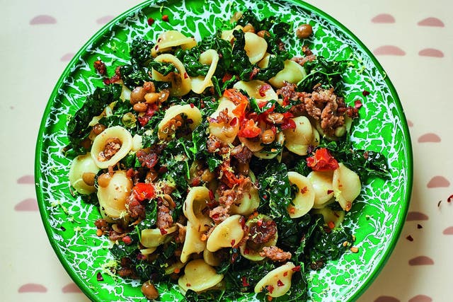 Good-quality sausages are an essential ingredient for this orecchiette dish