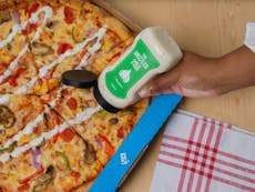 Domino’s garlic and herb dip is now available in big bottles – but there’s a catch