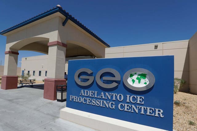 Adelanto US Immigration and Enforcement Processing Center operated by GEO Group in California