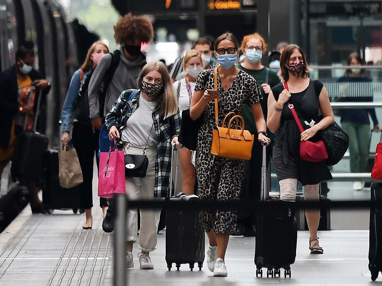 Eurostar passengers arrive back in the UK from Paris