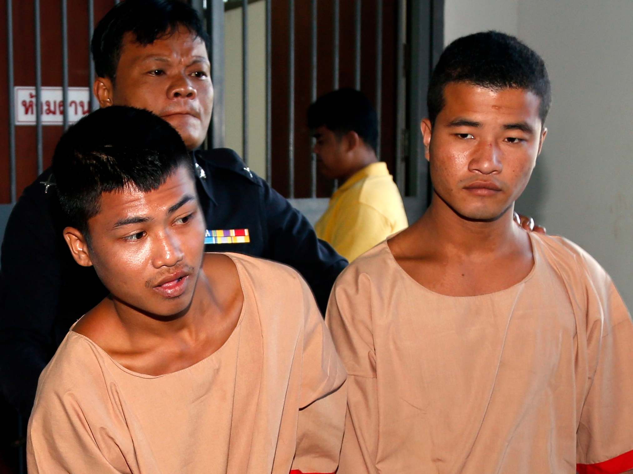 Zaw Lin and Wai Phyo were convicted over the killings of two British tourists but the pair have denied their involvement in the murders
