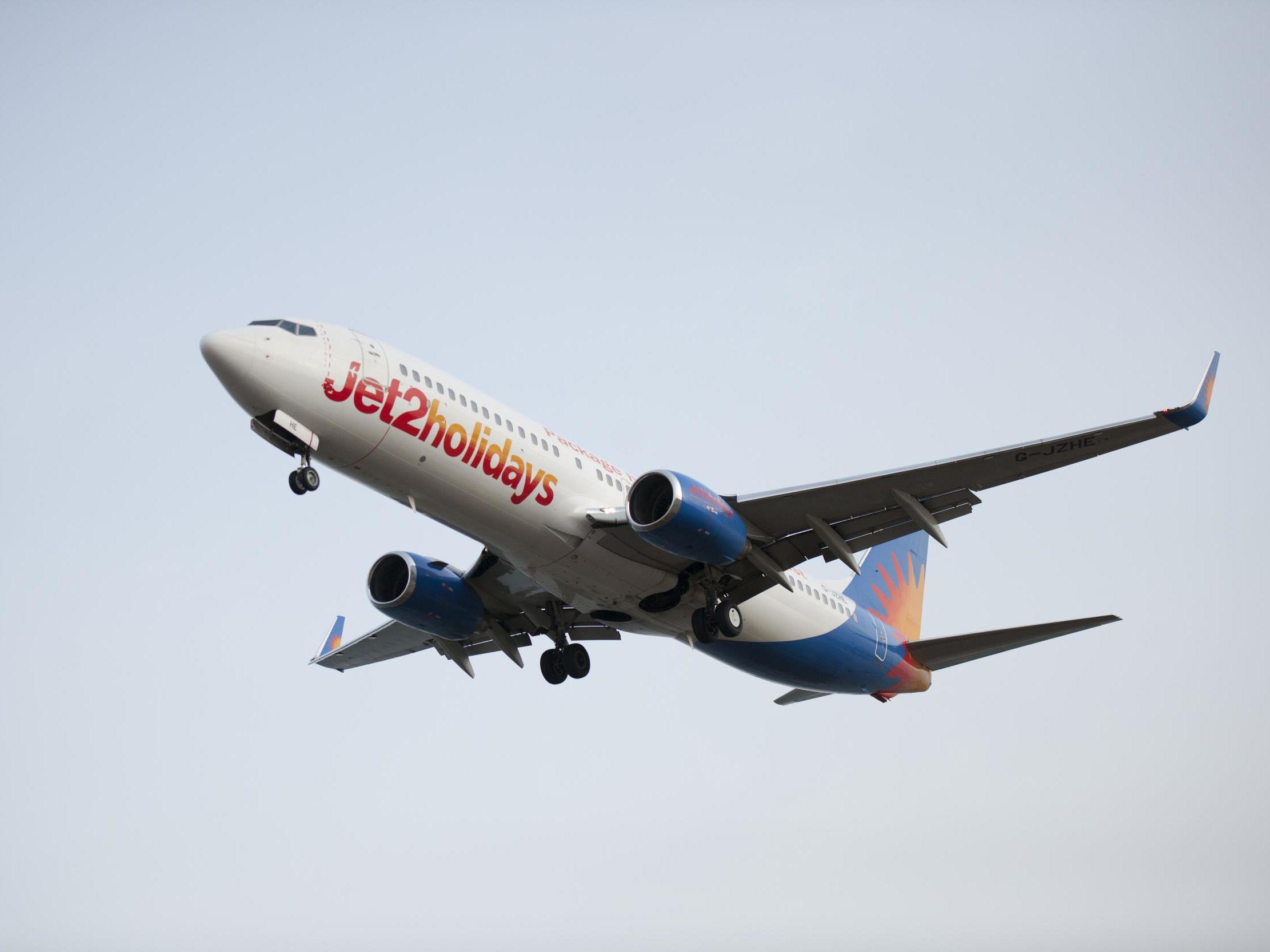 A Jet2 flight was forced to divert to Greece on Wednesday