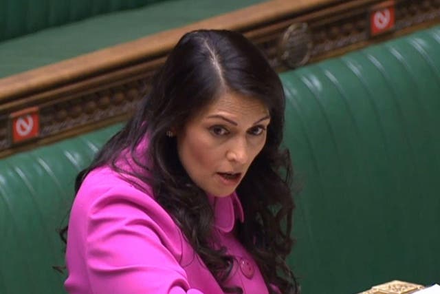 Home secretary Priti Patel has taken a tough line on people smuggling in recent weeks