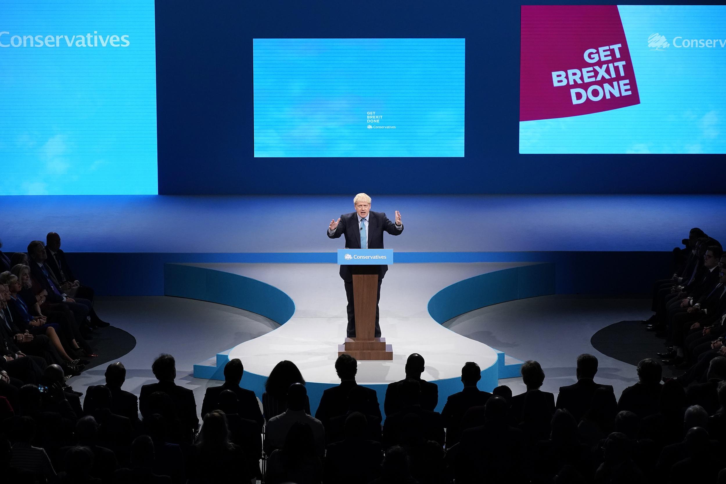 Boris Johnson’s first Conservative conference as PM in 2019