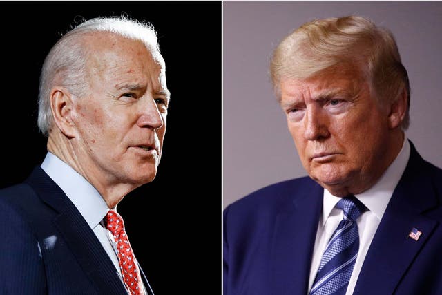 Joe Biden offered condolences on Sunday to President Trump over the death of his younger brother Robert