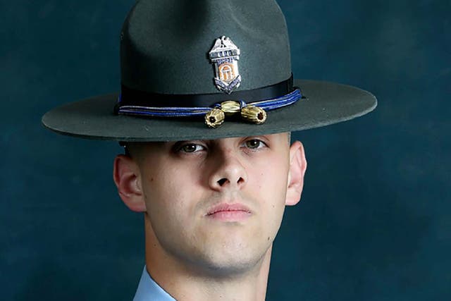 State trooper Jacob Gordon Thompson has been fired and charged with murder a week after he fatally shot a 60-year-old man who attempted to flee a traffic stop