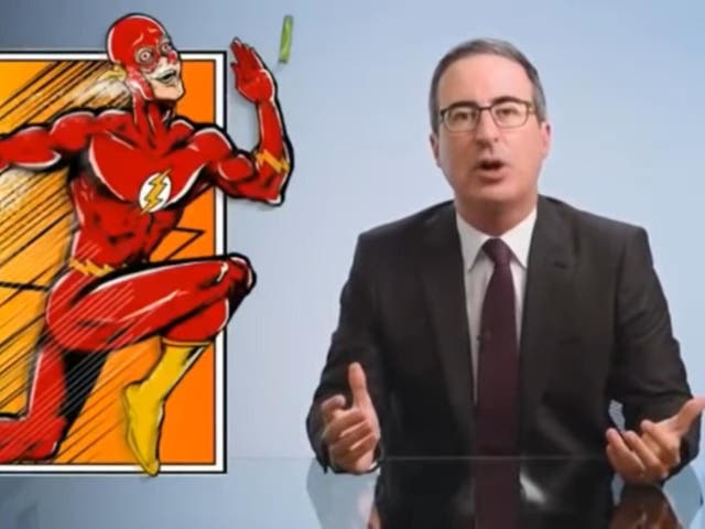 John Oliver compared Donald Trump to 'The Flash on cocaine' on last night's episode of 'Last Week Tonight'