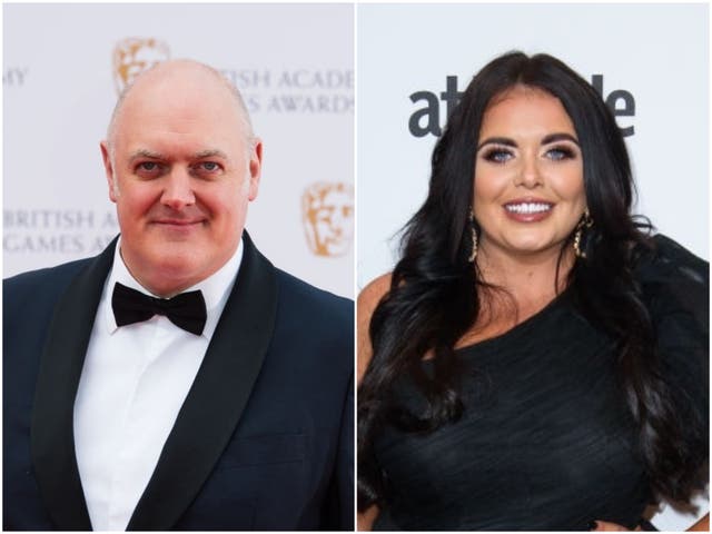 Comedian Dara O Briain and TV presenter Scarlett Moffatt
