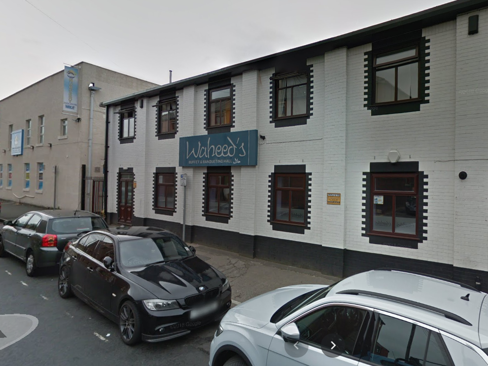 Waheed's Buffet and Banqueting Hall, the Blackburn wedding reception venue, has been 'named and shamed' by police