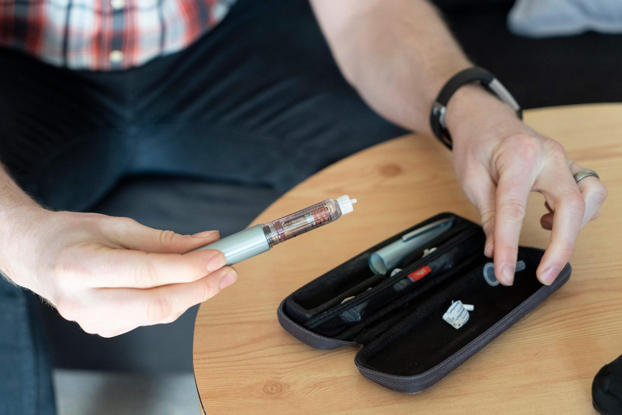 Type 1 diabetes is treated with insulin injections that must be given multiple times a day