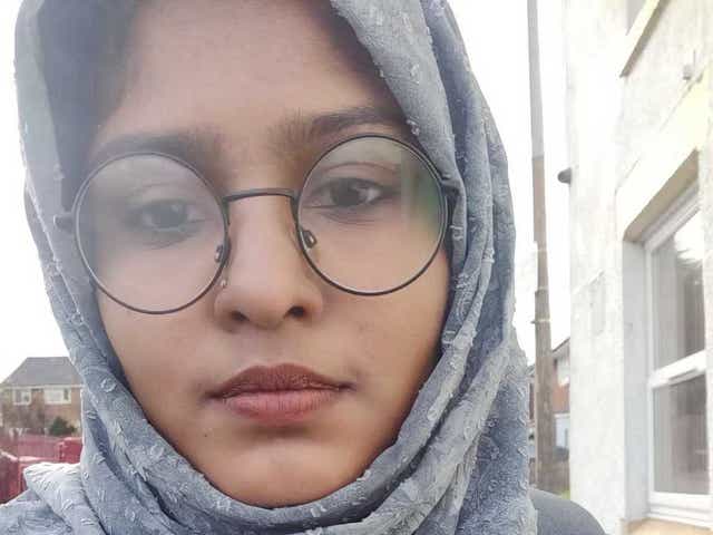 Rafiya Sherin, 24, who studies intercultural business communication at the University of Central Lancashire, said she was having to rely on charities or her family back home in India – despite them struggling themselves – for food
