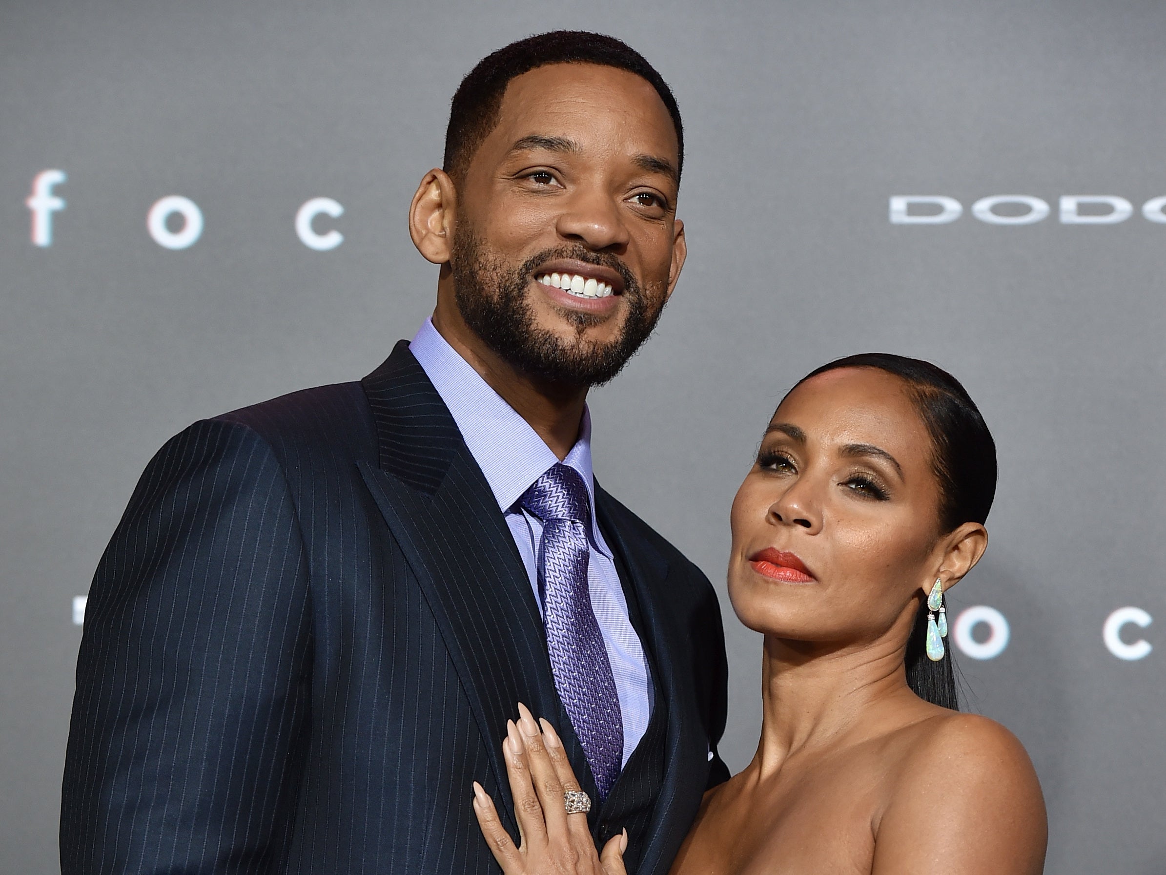 Will and Jada Pinkett Smith attend the premiere of Focus in 2015 (Getty Images)