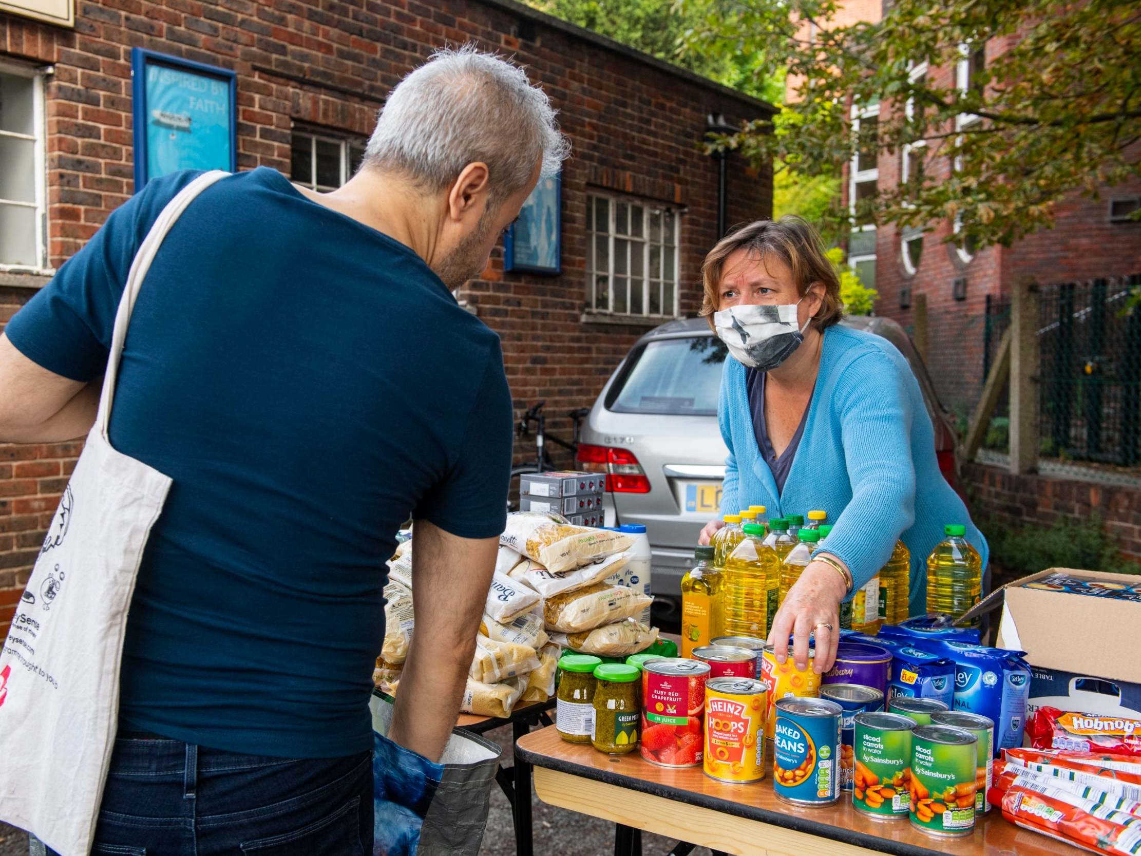 West London Welcome in Hammersmith, where a food bank for refugees operates