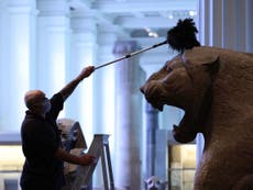 British Museum undergoes biggest deep clean in decades to remove lockdown dust