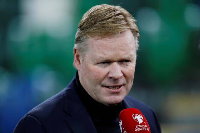 Ronald Koeman has revealed he is in talks with Barcelona to replace Quique Setien