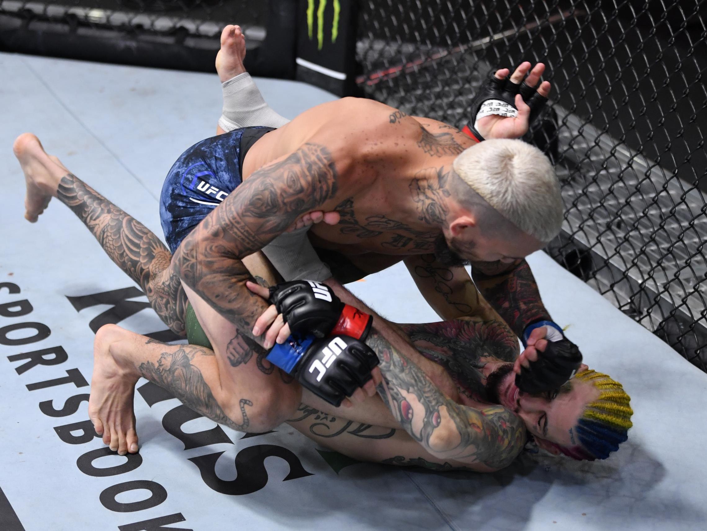 Sean O’Malley was stopped by Marlon Vera in the first round at UFC 252