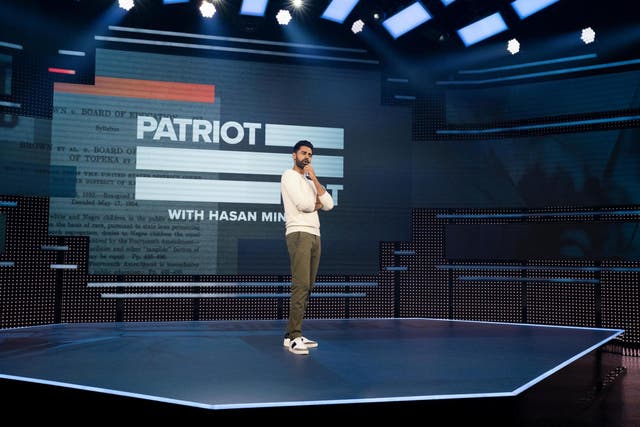 Hasan Minhaj in 'Patriot Act'.