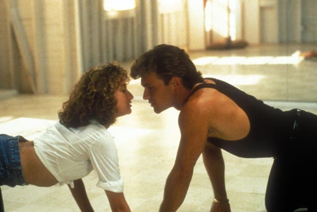 Jennifer Grey and Patrick Swayze in 'Dirty Dancing'.
