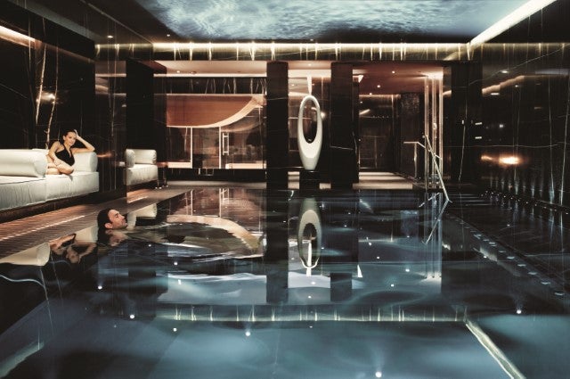 The five-star hotel has an unrivalled riverside setting and is home to a stunning spa