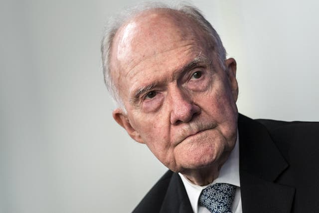 Scowcroft at a forum discussion for Johns Hopkins University in 2013