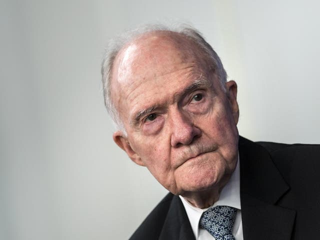Scowcroft at a forum discussion for Johns Hopkins University in 2013