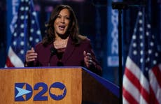 Kamala Harris accepts VP nomination in historic DNC speech
