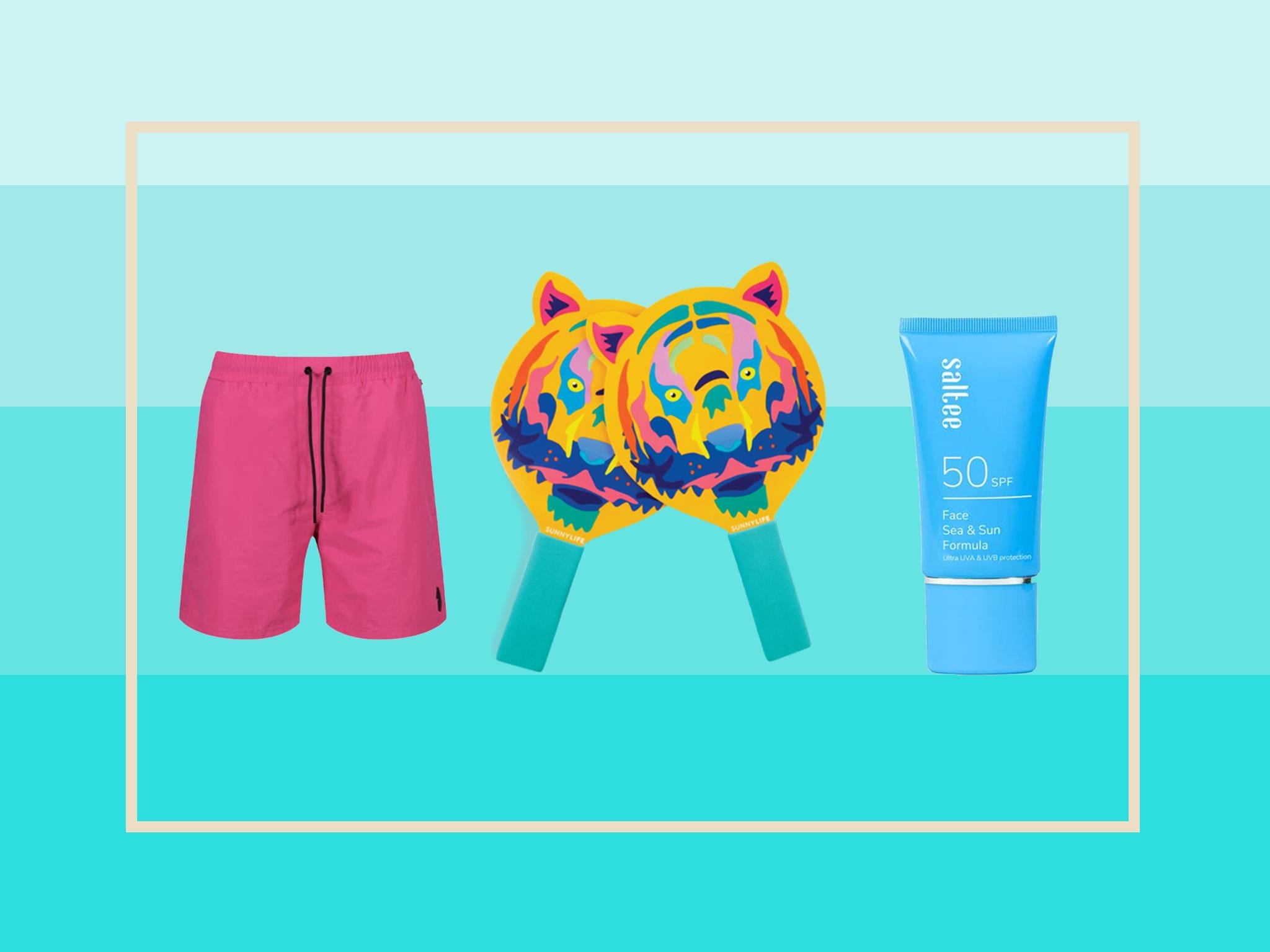 Stay protected from sunburn, ready for a dip in the sea and all the cool drinks and refreshments on hand to enjoy a much-needed holiday