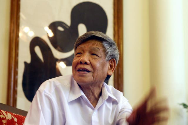 The former general secretary at his home in Hanoi in 2009