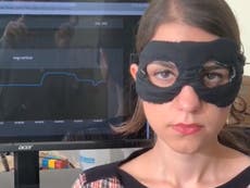 Scientists invent new sensing eye mask to track what you're looking at