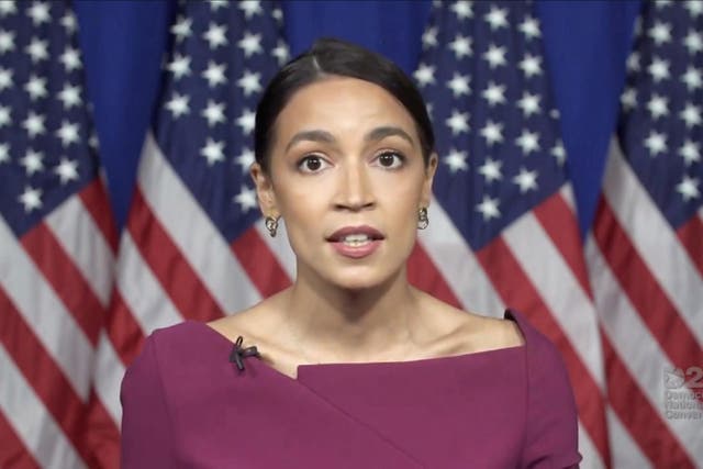 Related: Alexandria Ocasio-Cortez delivers 90-second speech at DNC