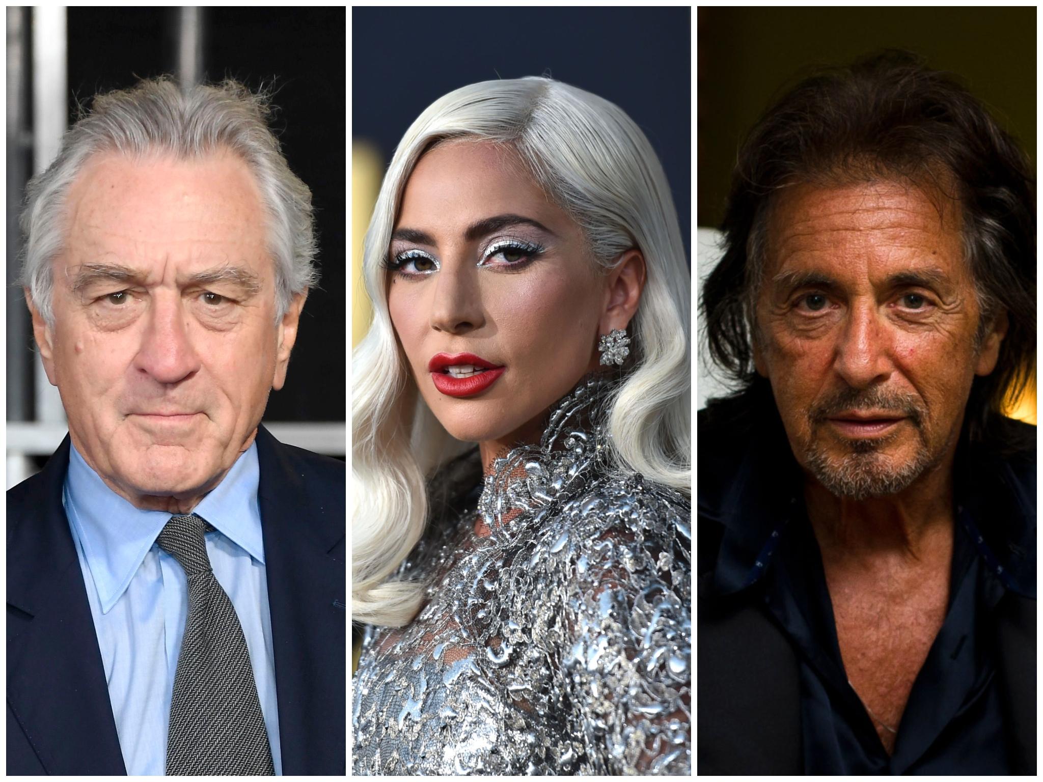 Robert De Niro and Al Pacino to star in Lady Gaga film from Ridley Scott The Independent The Independent