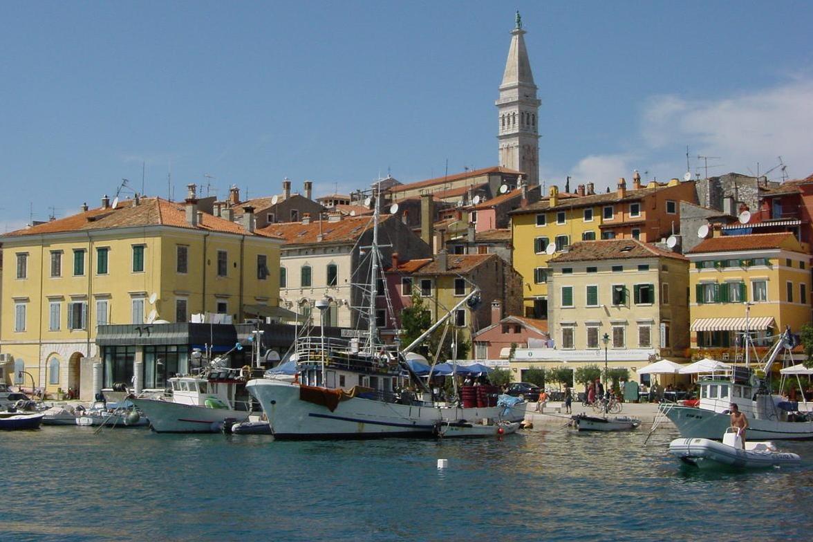 Great escape: travellers are hurrying to leave resorts such as Rovinj in Croatia