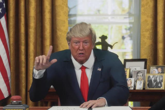 CGI Donald Trump sings 'Son In Law' in the first of Shearer's satirical singles