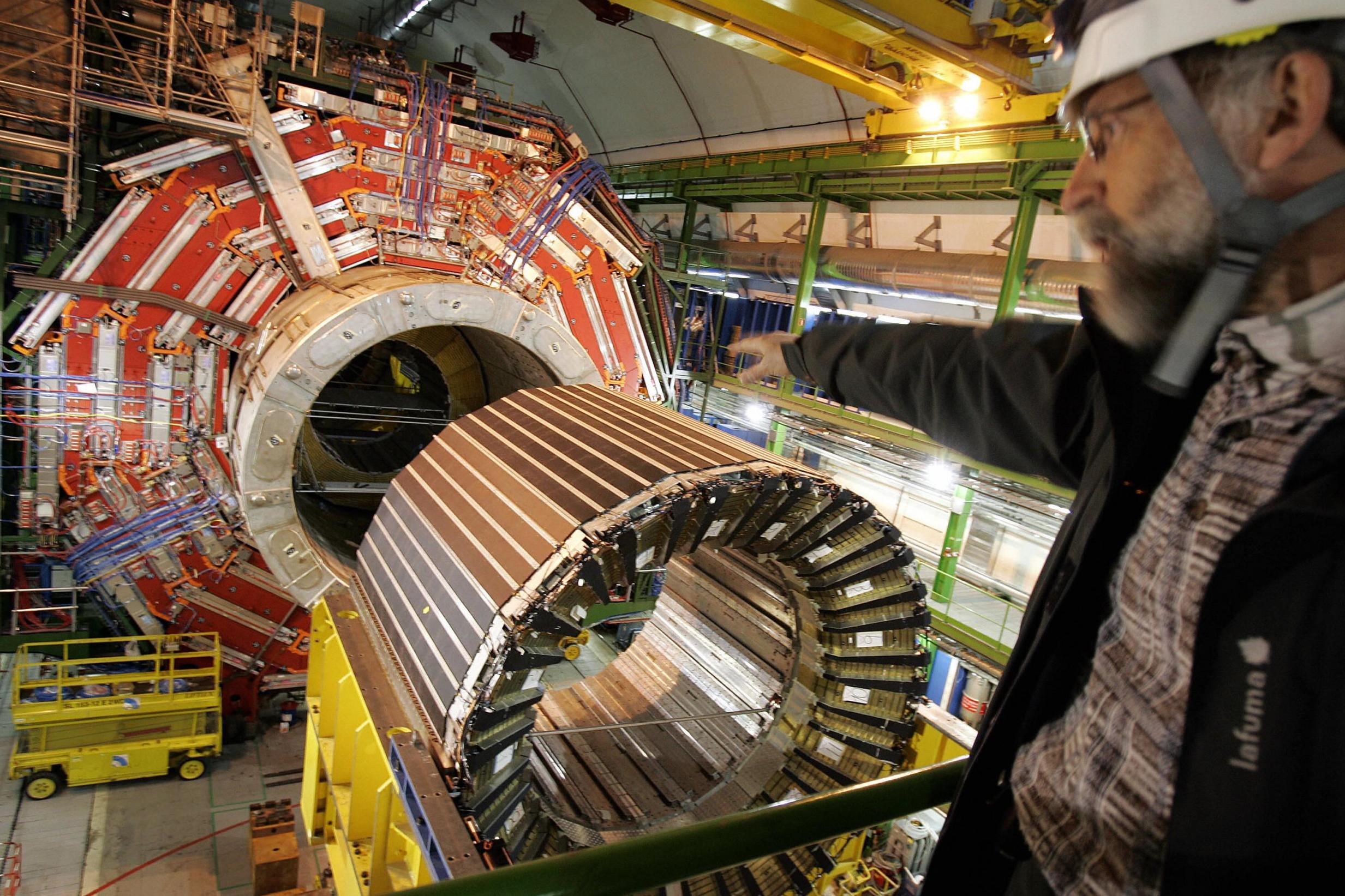 One of the world’s largest superconducting solenoid magnets, part of Cern’s Large Hadron Collider in Geneva