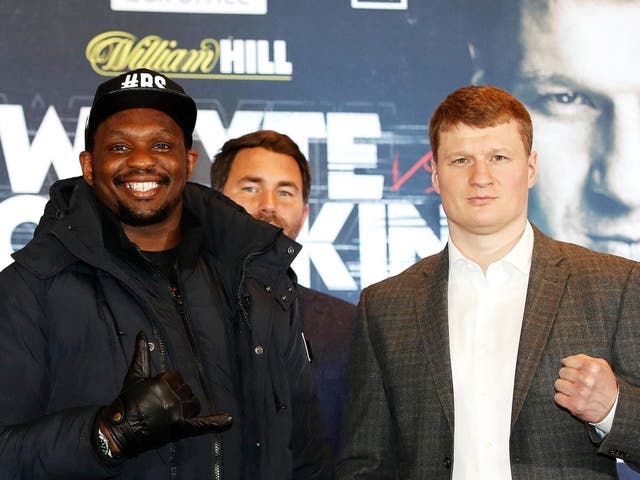 Whyte and Povetkin will clash on Saturday
