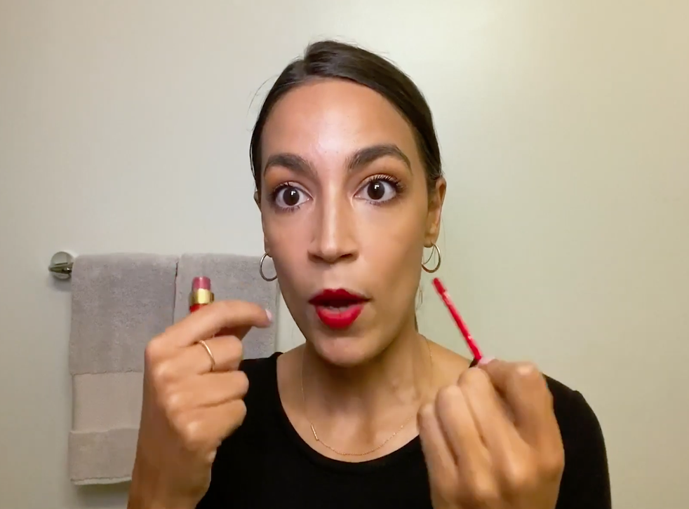AOC shares her entire beauty routine (Vogue)