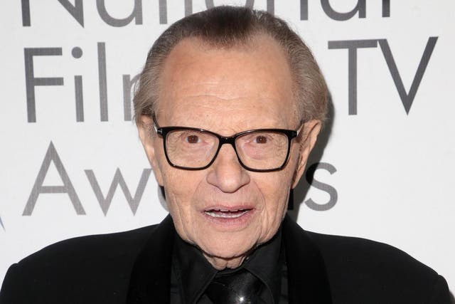 Larry King at The National Film and Television Awards in 2018