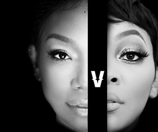 Promotional artwork for the Brandy vs Monica Verzuz battle