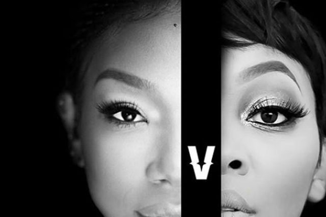Promotional artwork for the Brandy vs Monica Verzuz battle