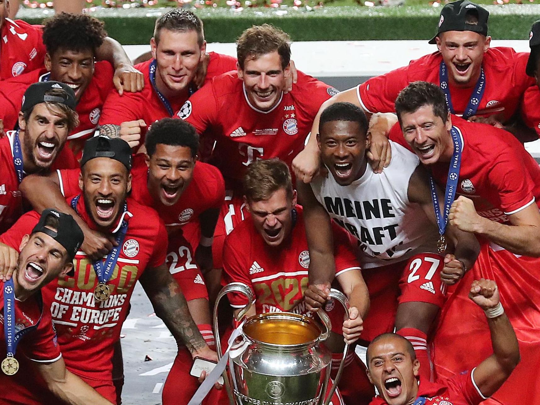 Bayern celebrate their sixth European crown