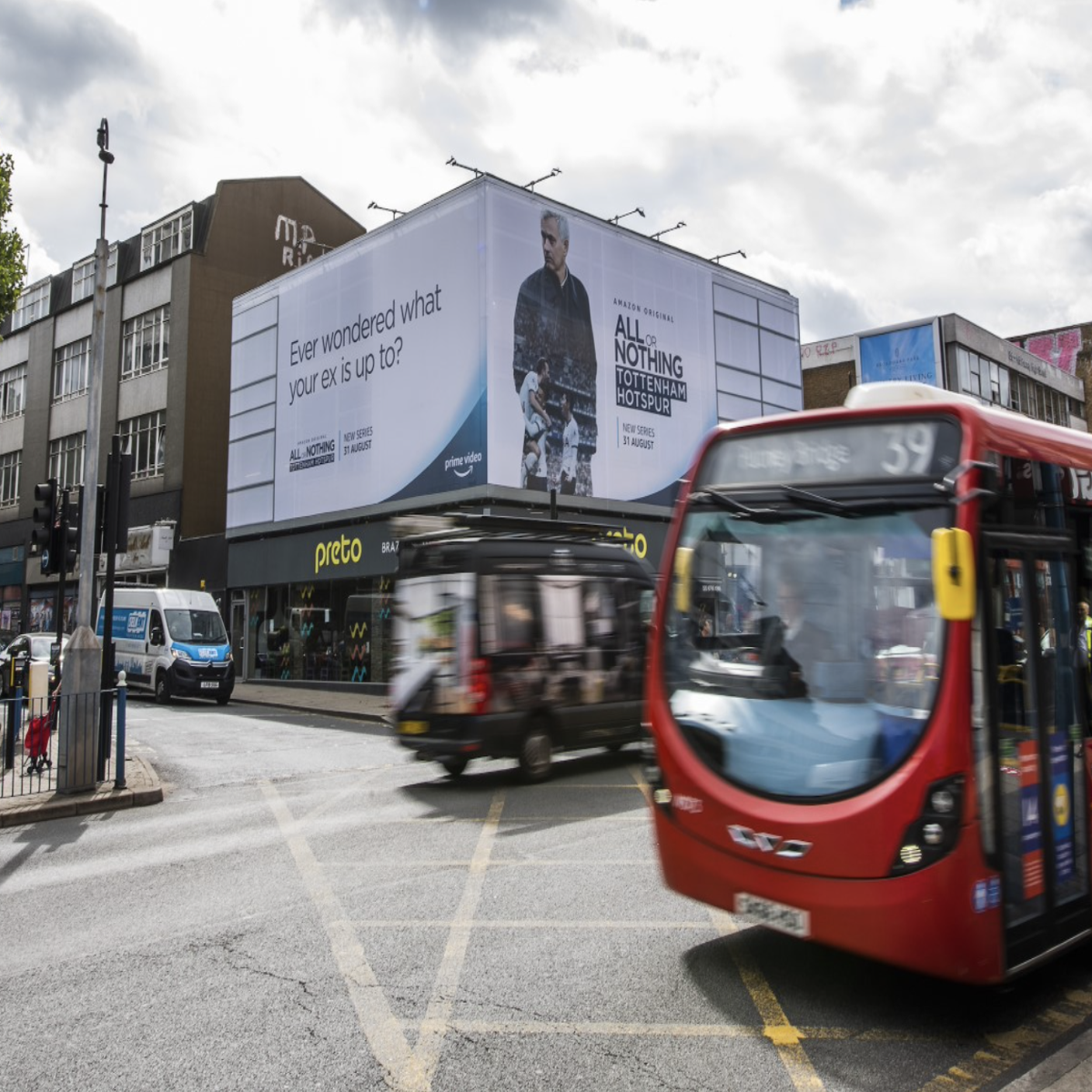 Prime Video tease Chelsea fans with Jose Mourinho billboard