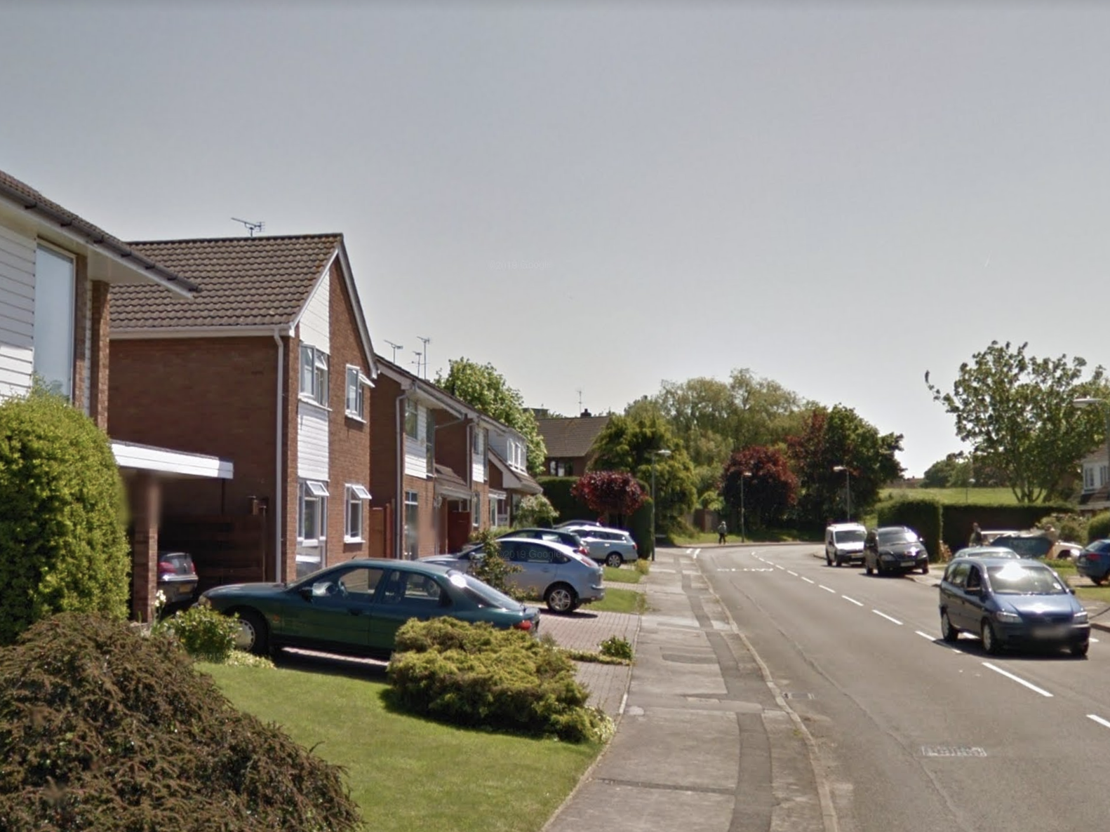 Valley Road in Leamington Spa, where 54-year-old woman was found dead